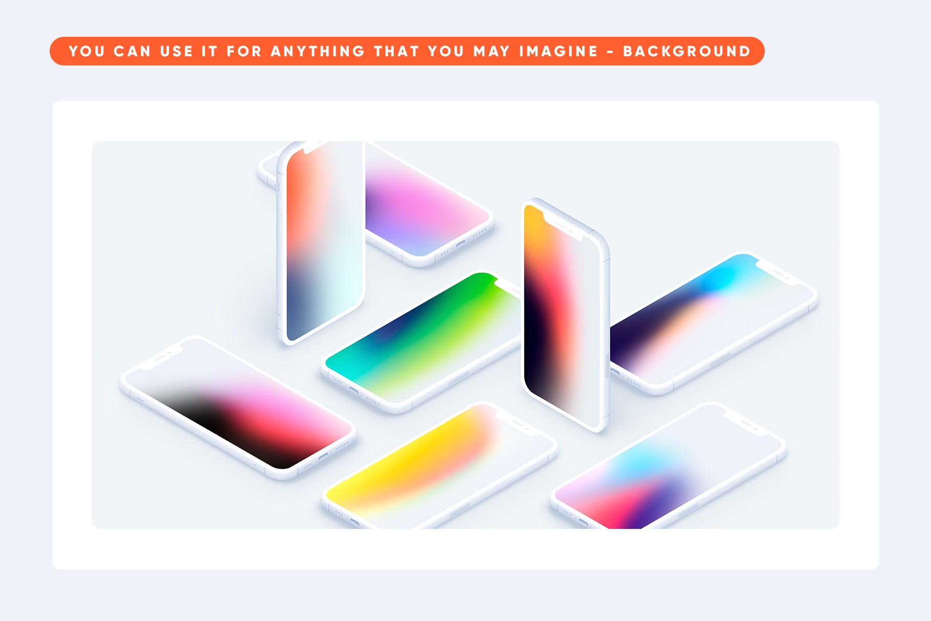 Abstract background design featuring geometric shapes with gradient reflections.