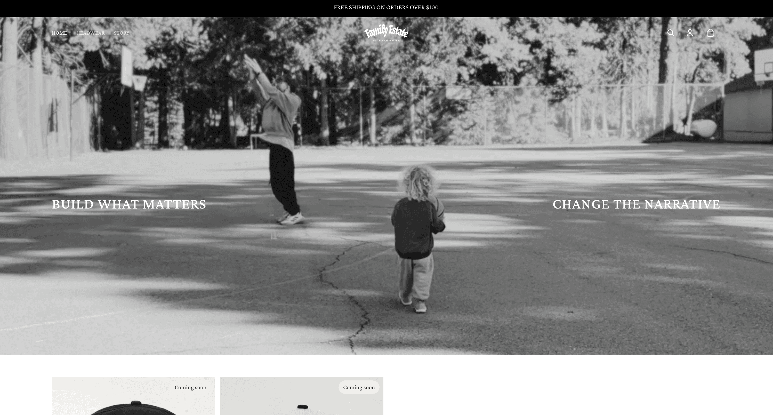 Modern e-commerce website design with clean UI for retail brand.