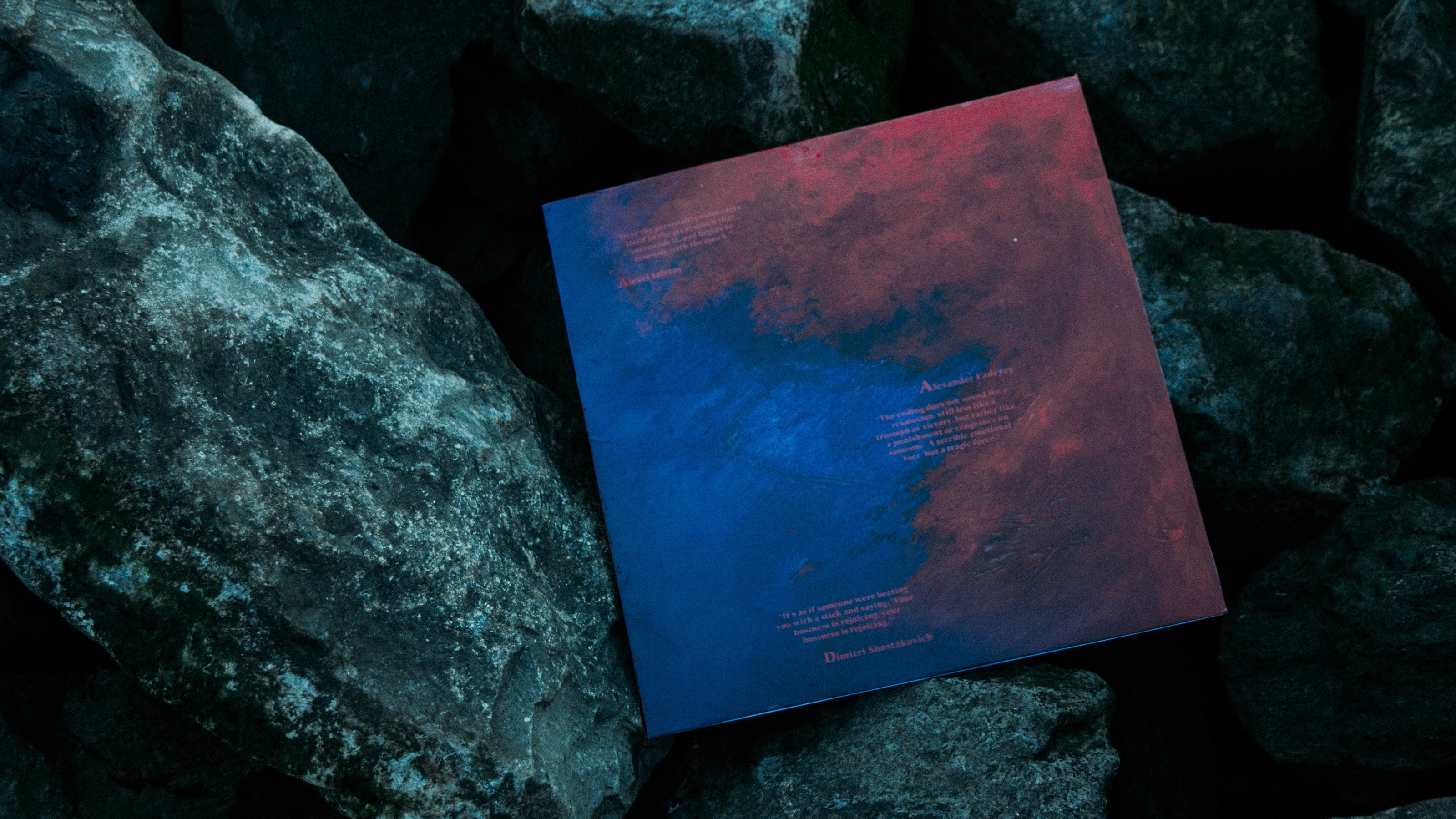 vinyl cover on rocks