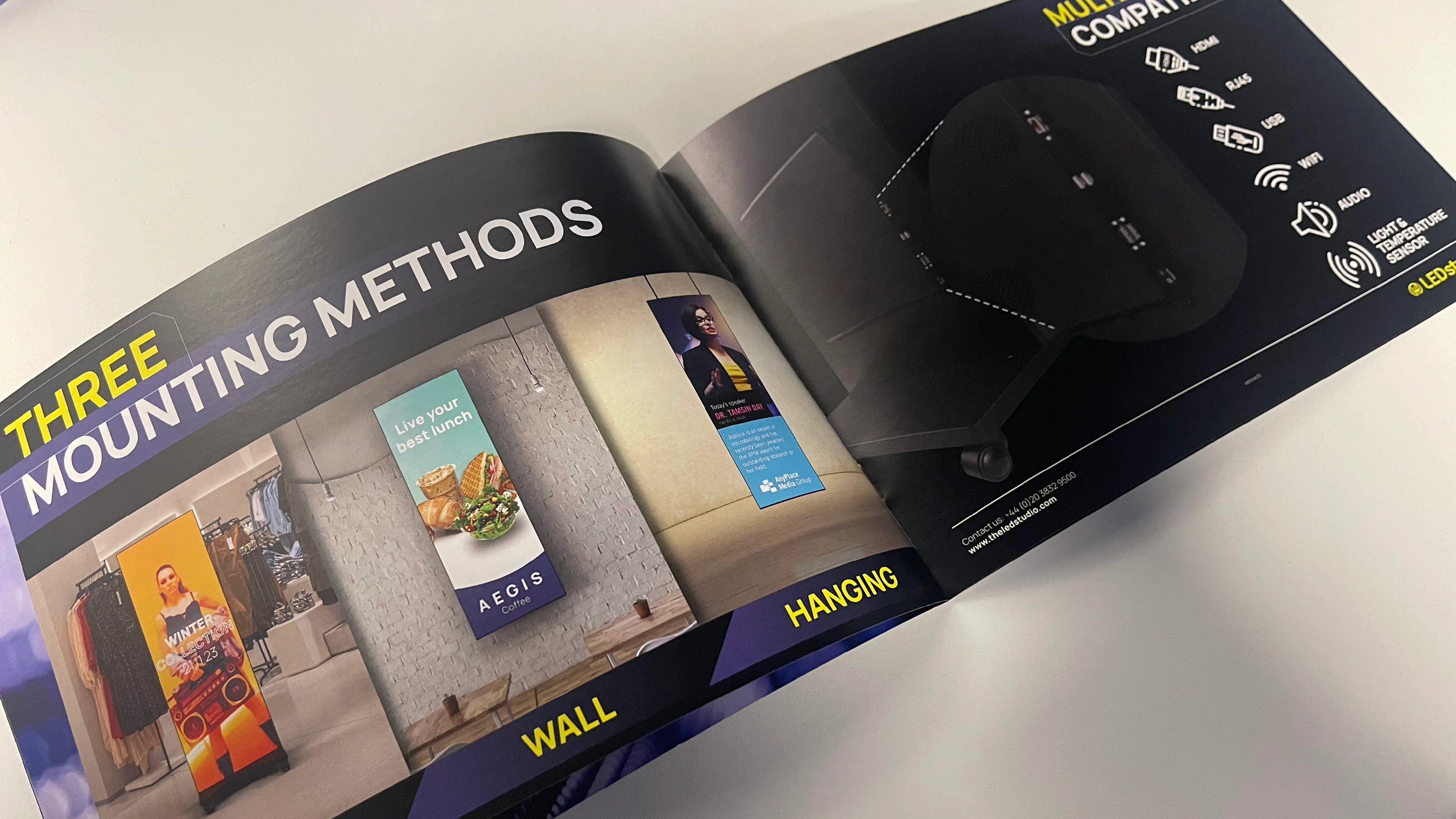 landscape brochure design