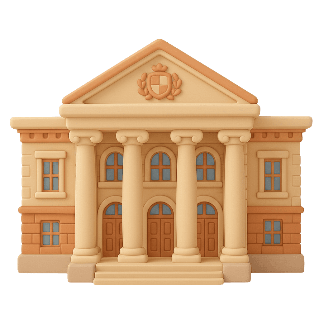3d Image of university building