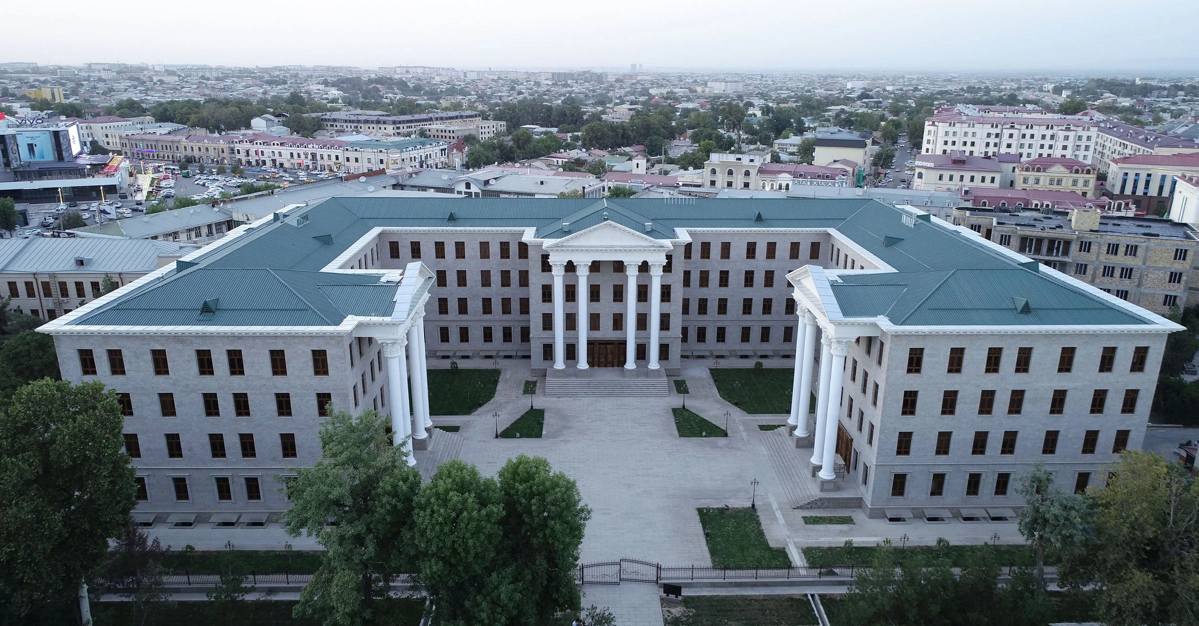 Samarkand State Medical University Campus Arial View