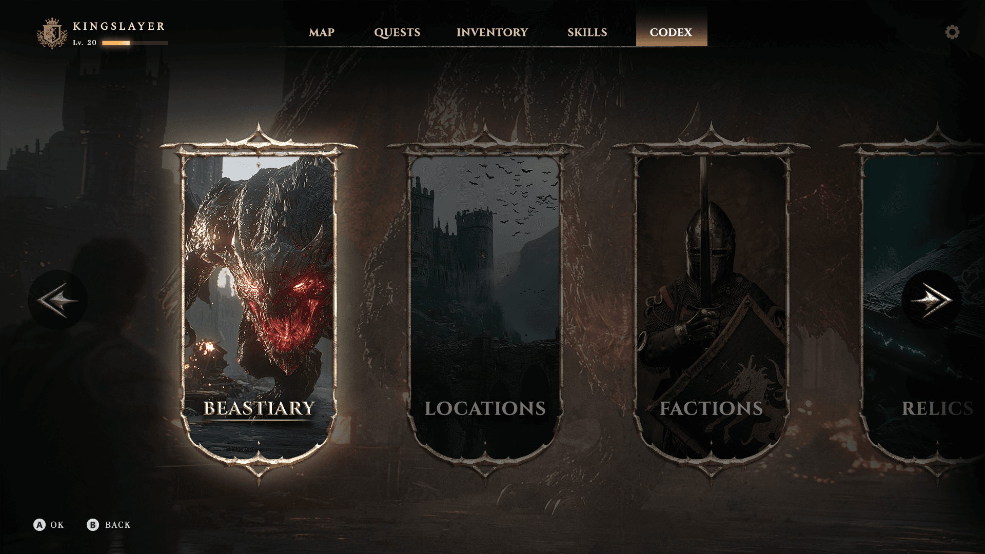 Tablet showing Bloomy UI