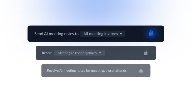 Controls features
