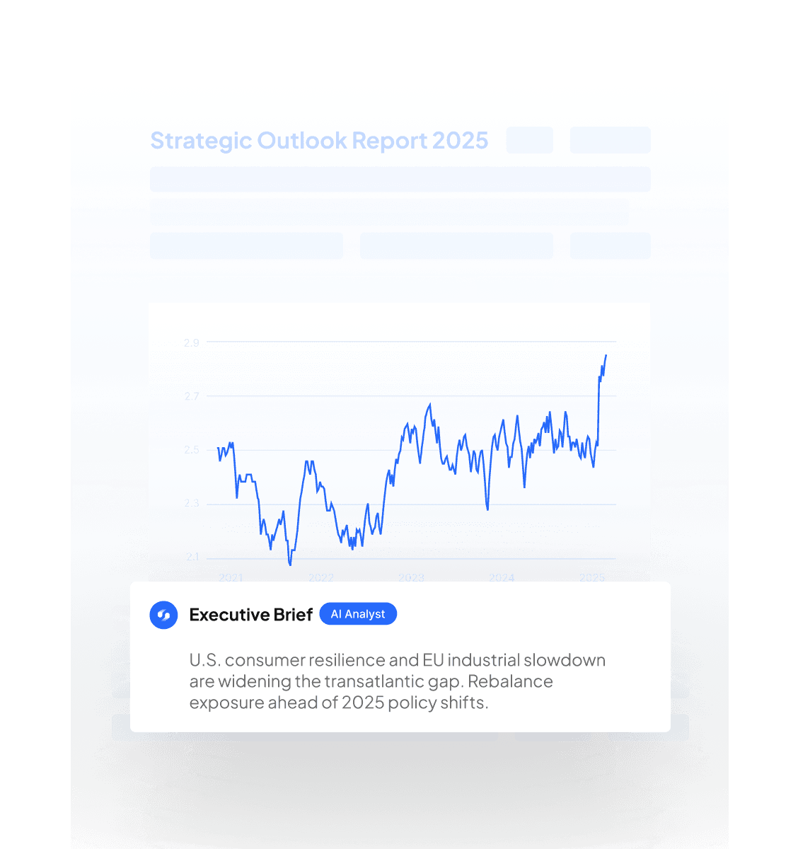 Sharly extrayendo insights ejecutivos de reportes mediante análisis de tendencias de datos para apoyar decisiones estratégicas