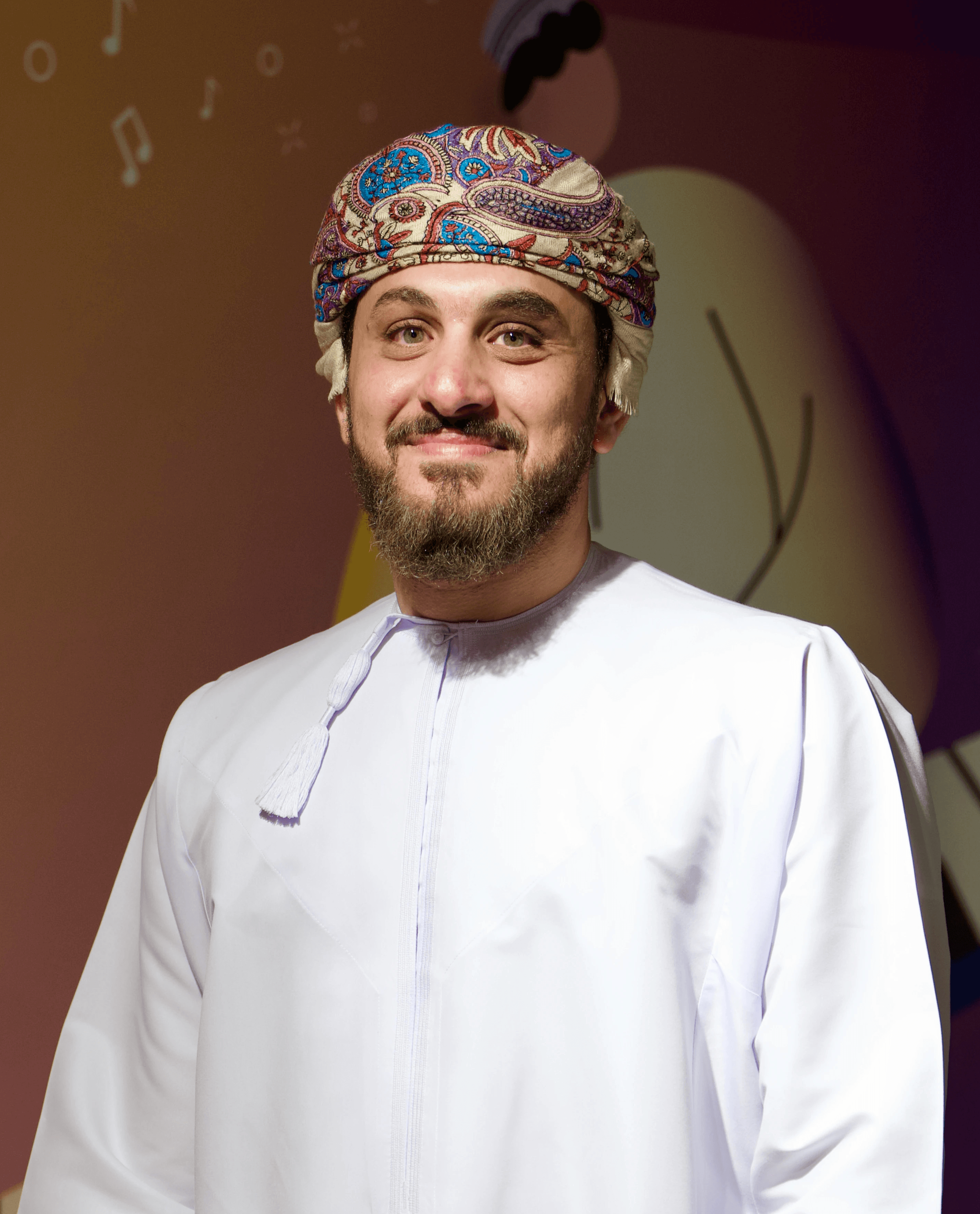 Portrait of portfolio creator – front view