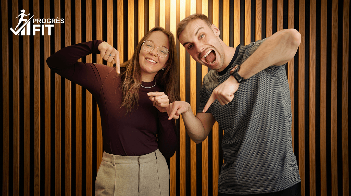 Camille Landry nutritionniste et Étienne Gillard kinésiologue, experts du programme Progrès-Fit