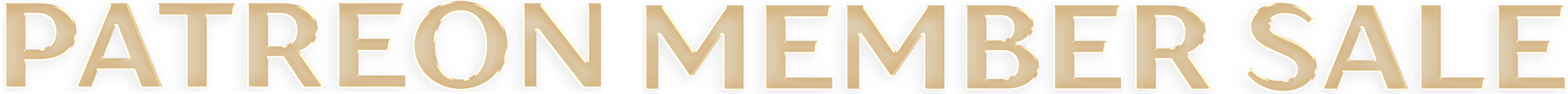 Patreon Early Access in Gold Glass
