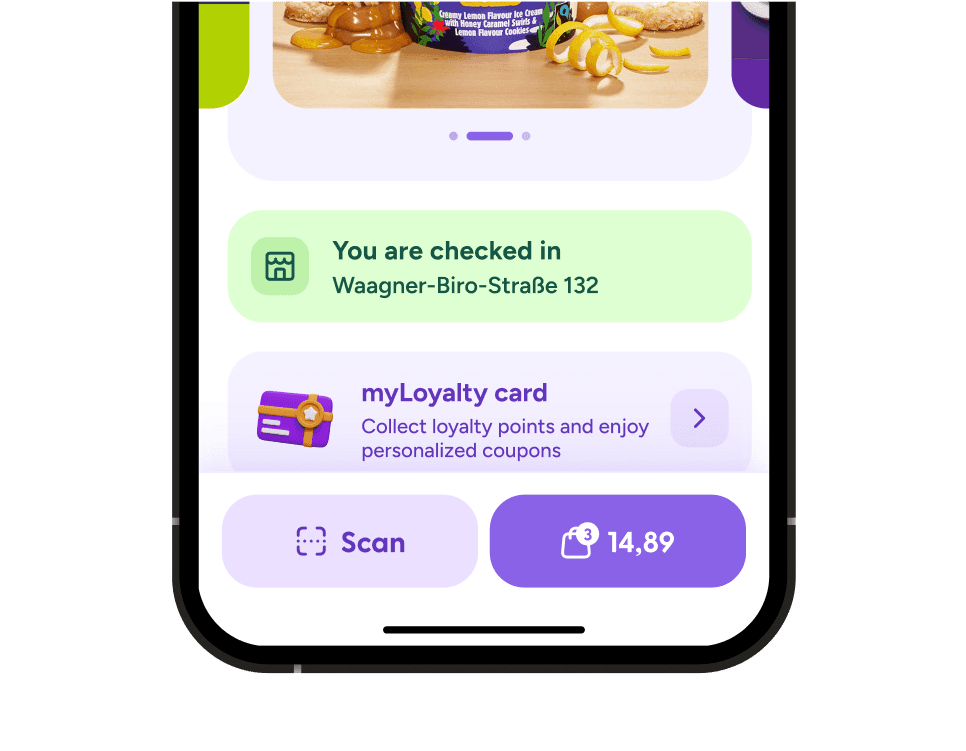 store location detection in a shopreme scan and go app