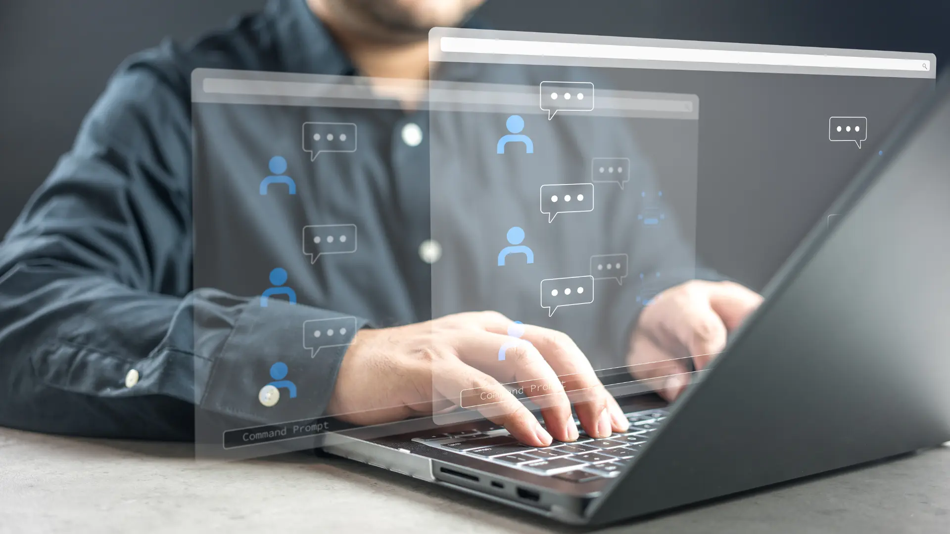 Abstract 3D network mesh landscape in teal and yellow tones, representing signal mapping or digital terrain data.