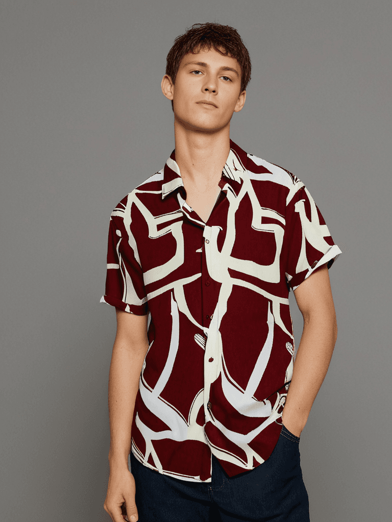 AI generated male fashion model