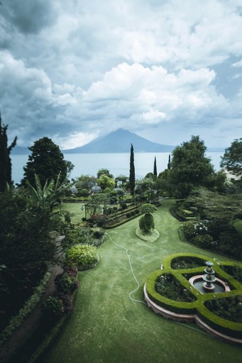  The view from my room in Hotel Atitlan, in Lake Atitlan, Guatemala. Hotel Atitlan is located in Panajachel, a small village on the shores of the gorgeous Central American lake. 