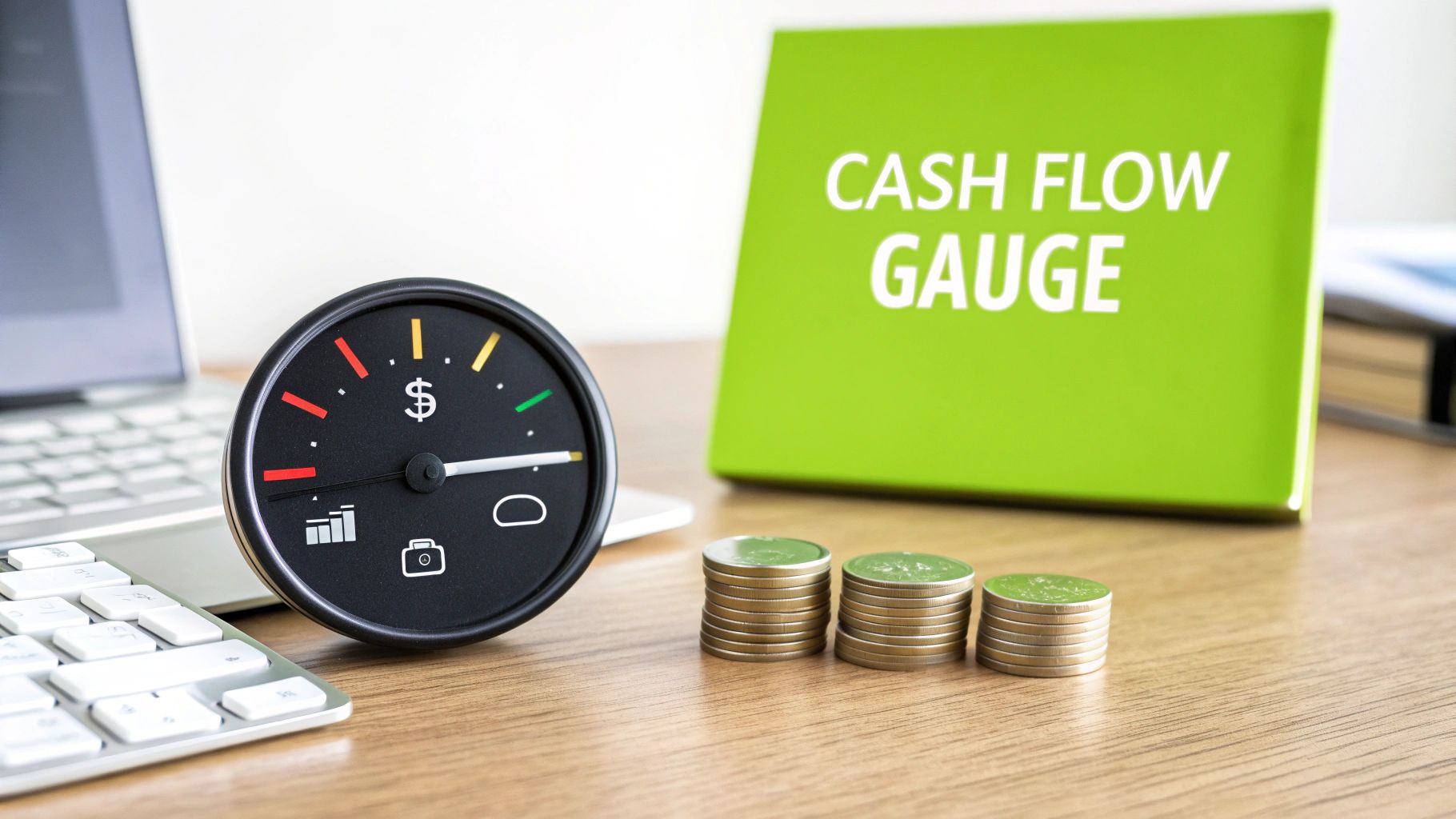 A person reviewing financial charts on a tablet, indicating control and analysis.