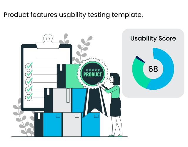 Product features usability testing template