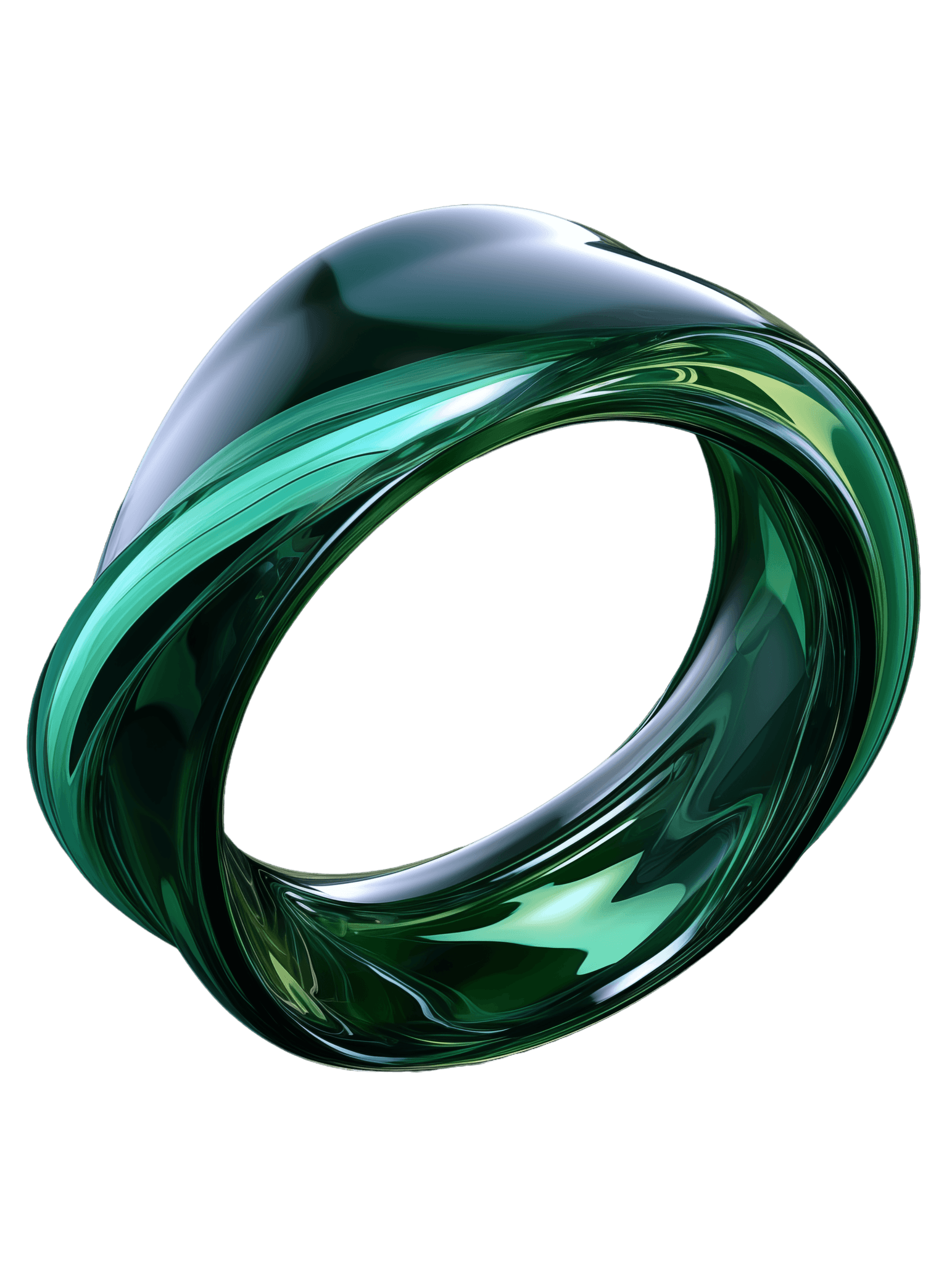 Green Emerald Ring