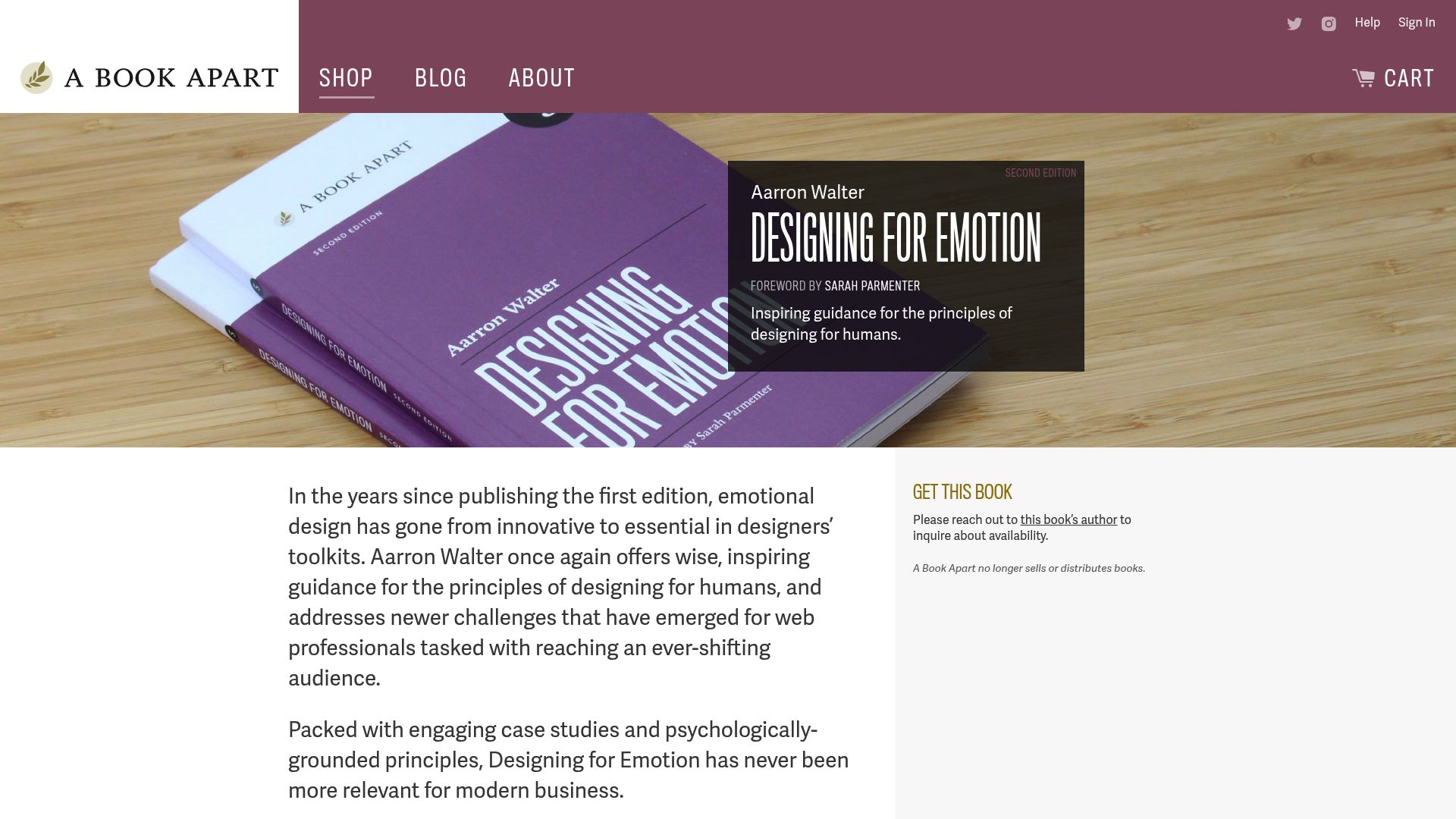 Top 10 Essential UX Books to Read in 2025 - Designing for Emotion by Aarron Walter
