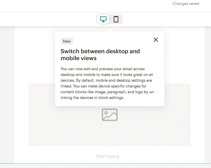 mailchimp tooltip new feature