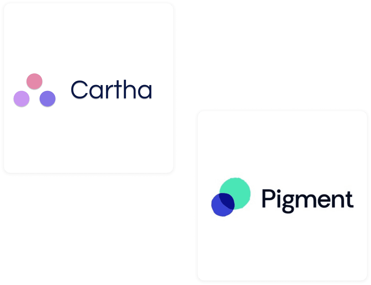 Cartha vs. Pigment - Logos