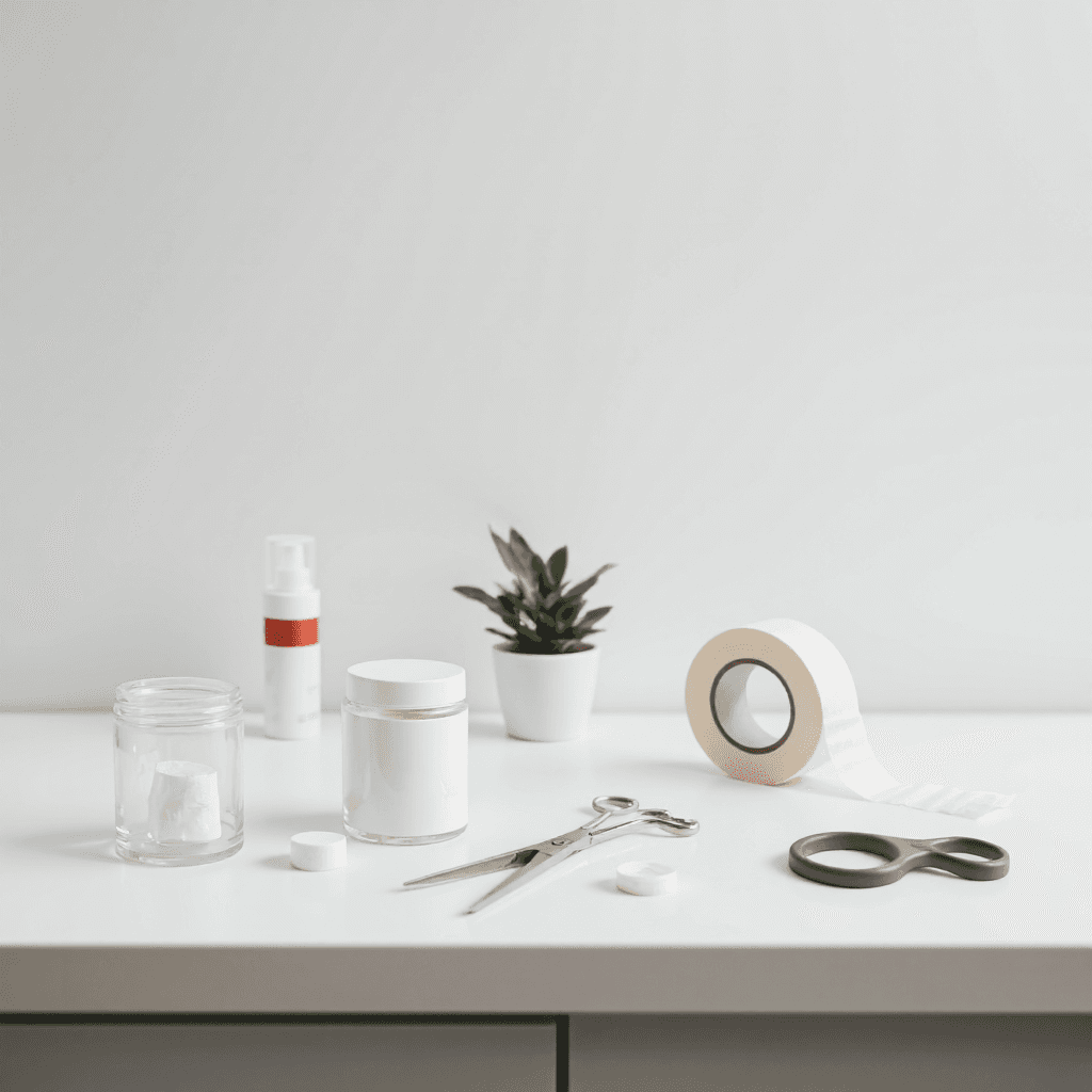 product photography of a roll of tape