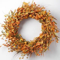 Sunset Meadow Fall Wreath