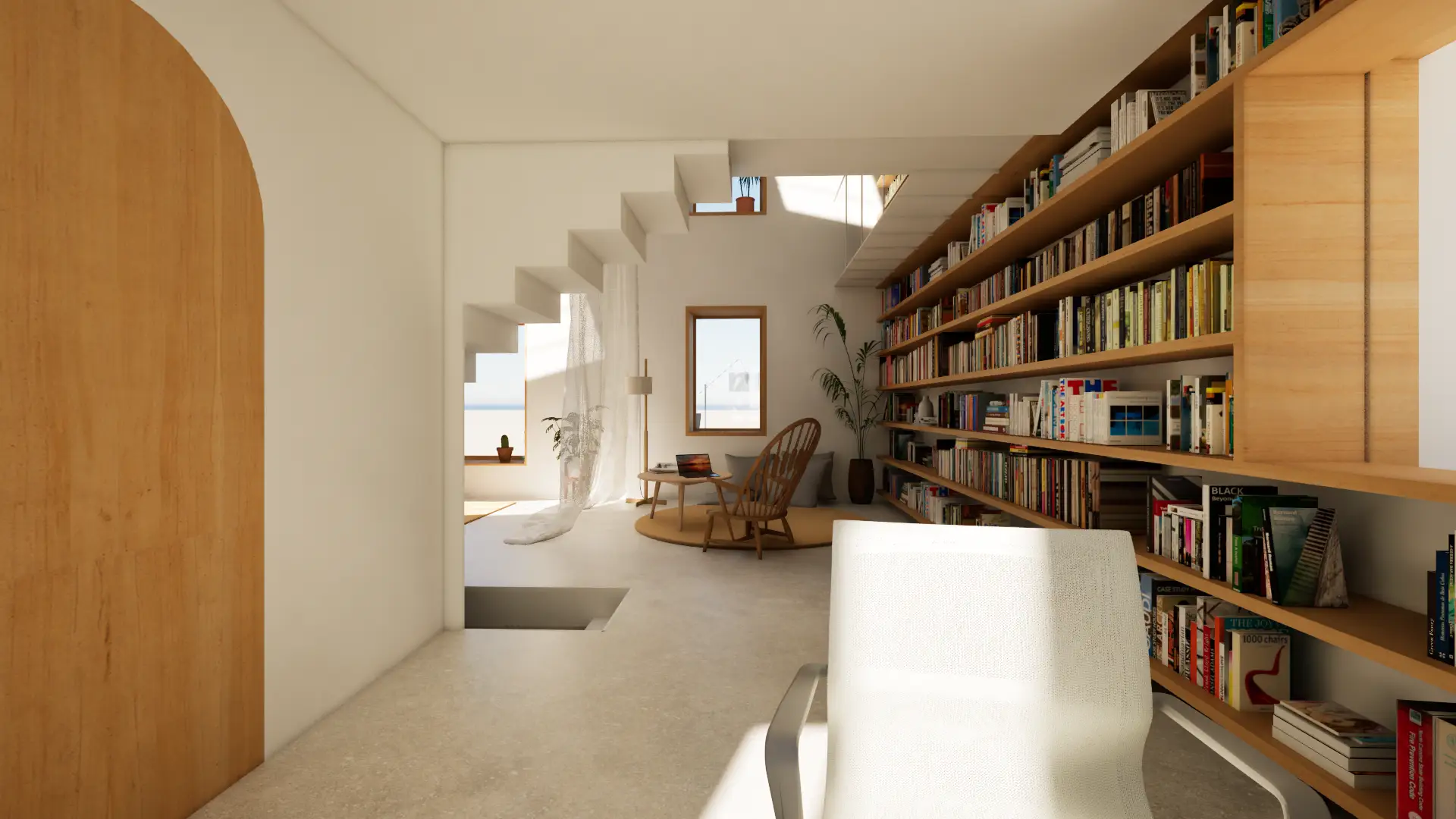 Rénovation maisons - Paris - bibliothèque