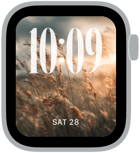 summer hush Apple Watch face preview 2 featuring summer.