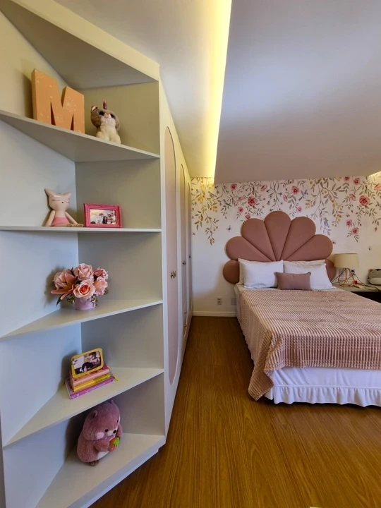 Quarto infantil planejada para menina - NS Decor