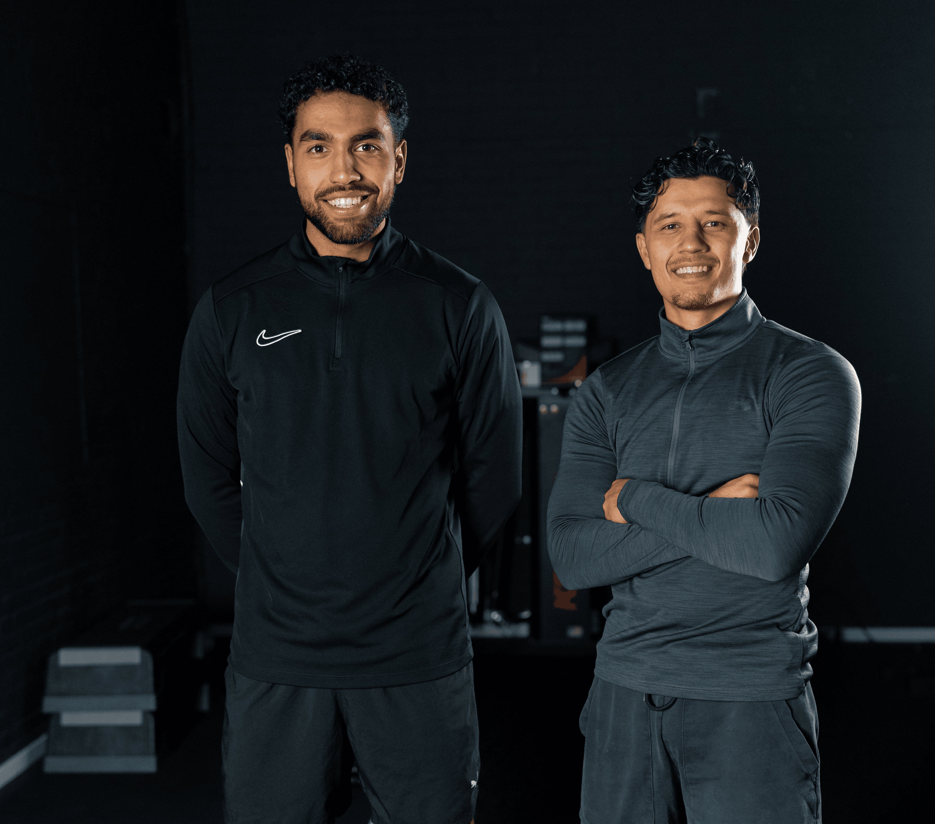 Athlete winning a race