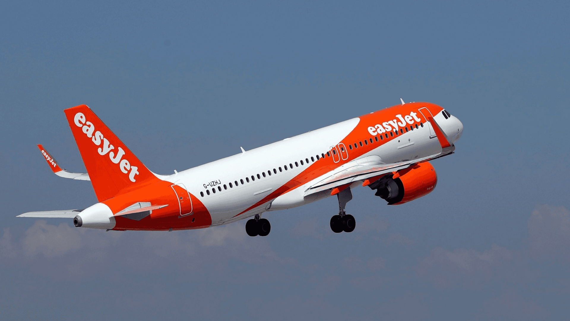 An easyjet plane taking off