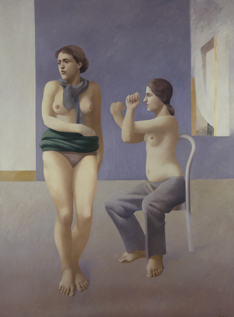 Two Women, One Seated, and Window, 1971