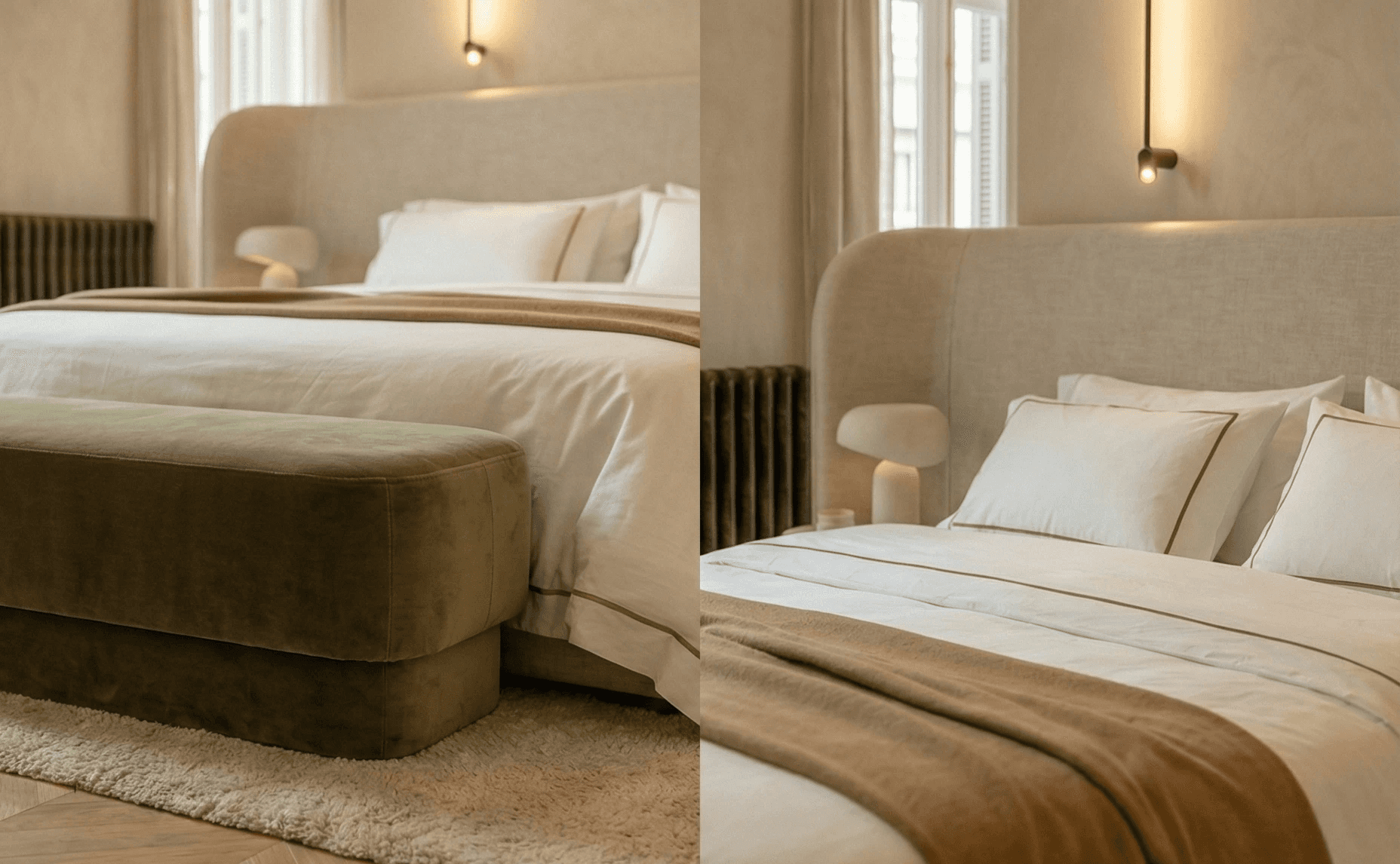 Proyecto Arrando 19 de Calienzo, interiorismo en Almagro con piedra natural, madera cálida y luz suave.