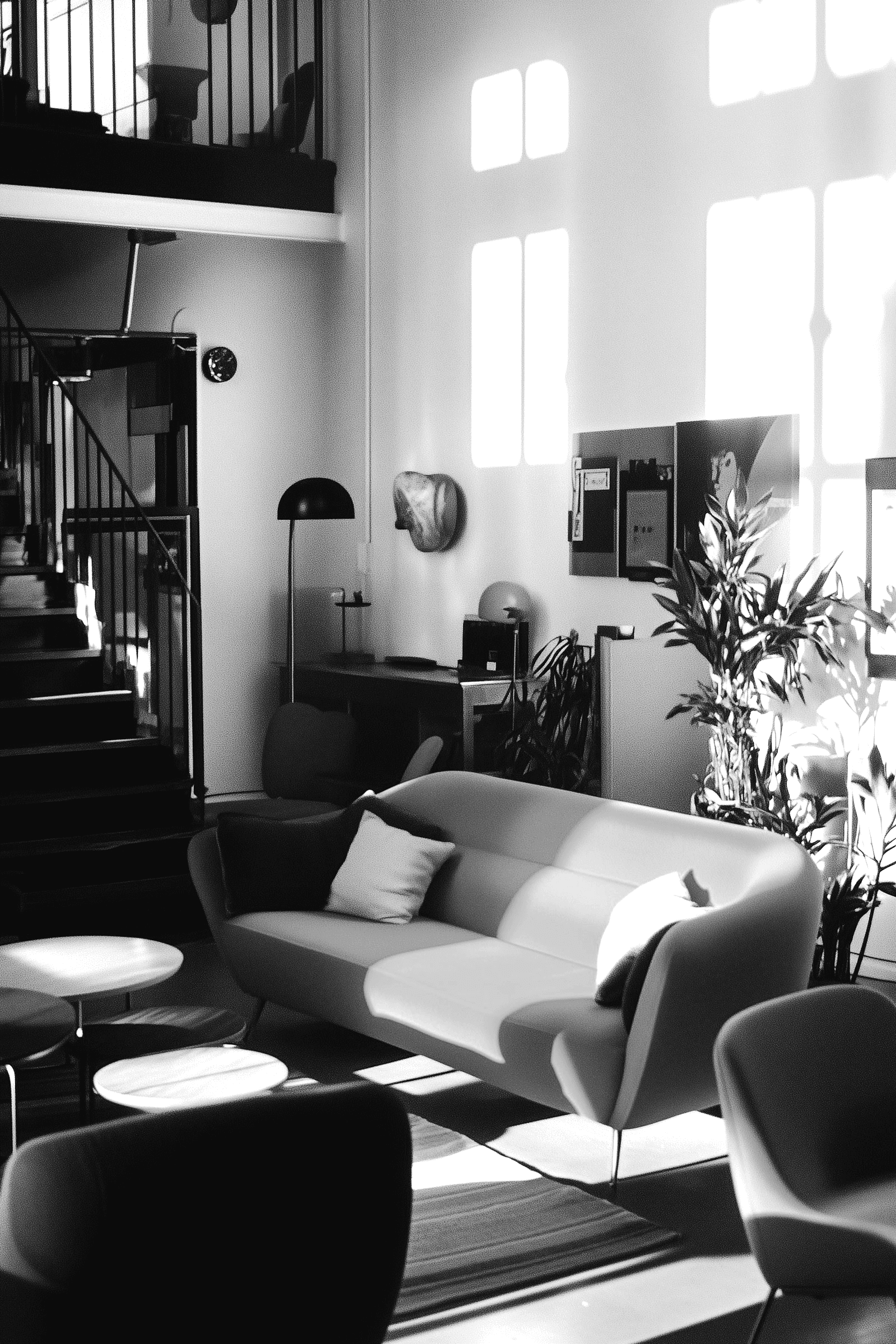 Interior of a house.