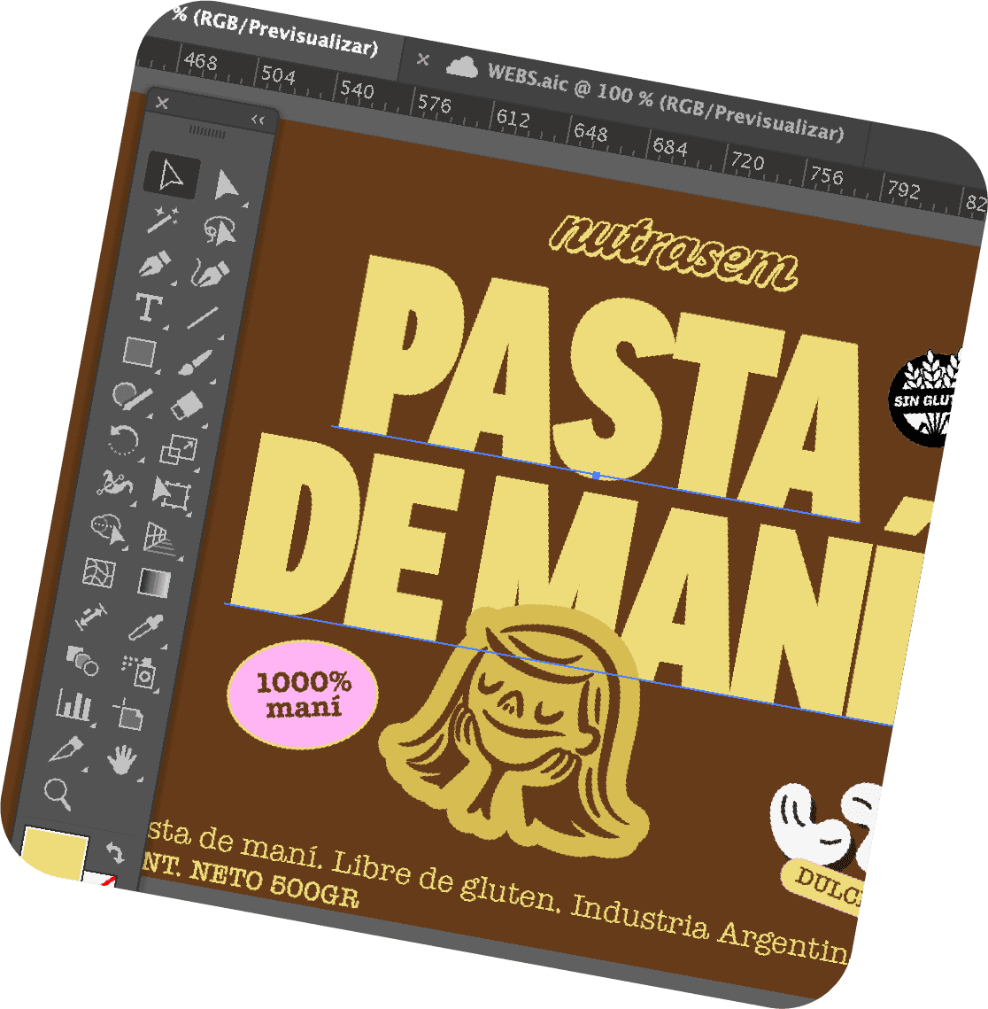 two people looking at a tablet and smiling