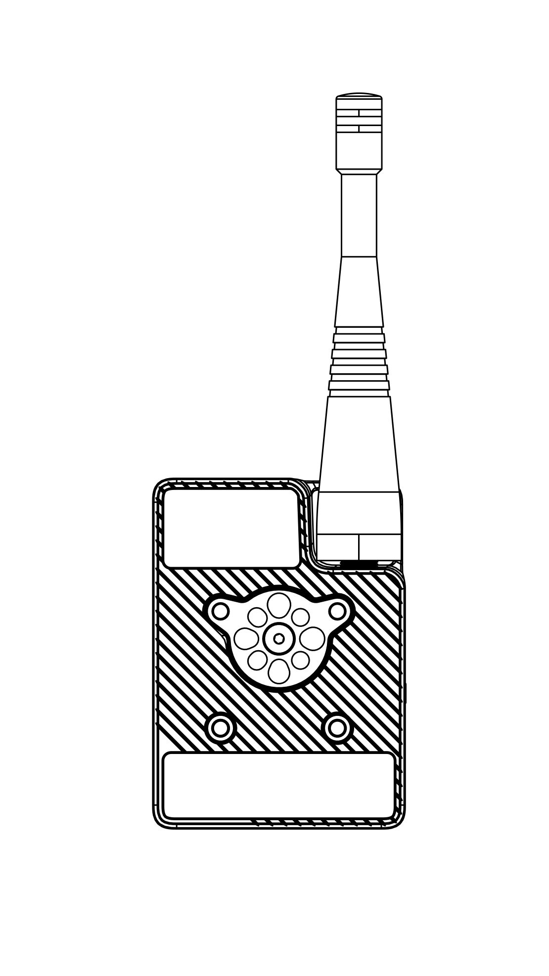 schematic drawing of bitbox mini