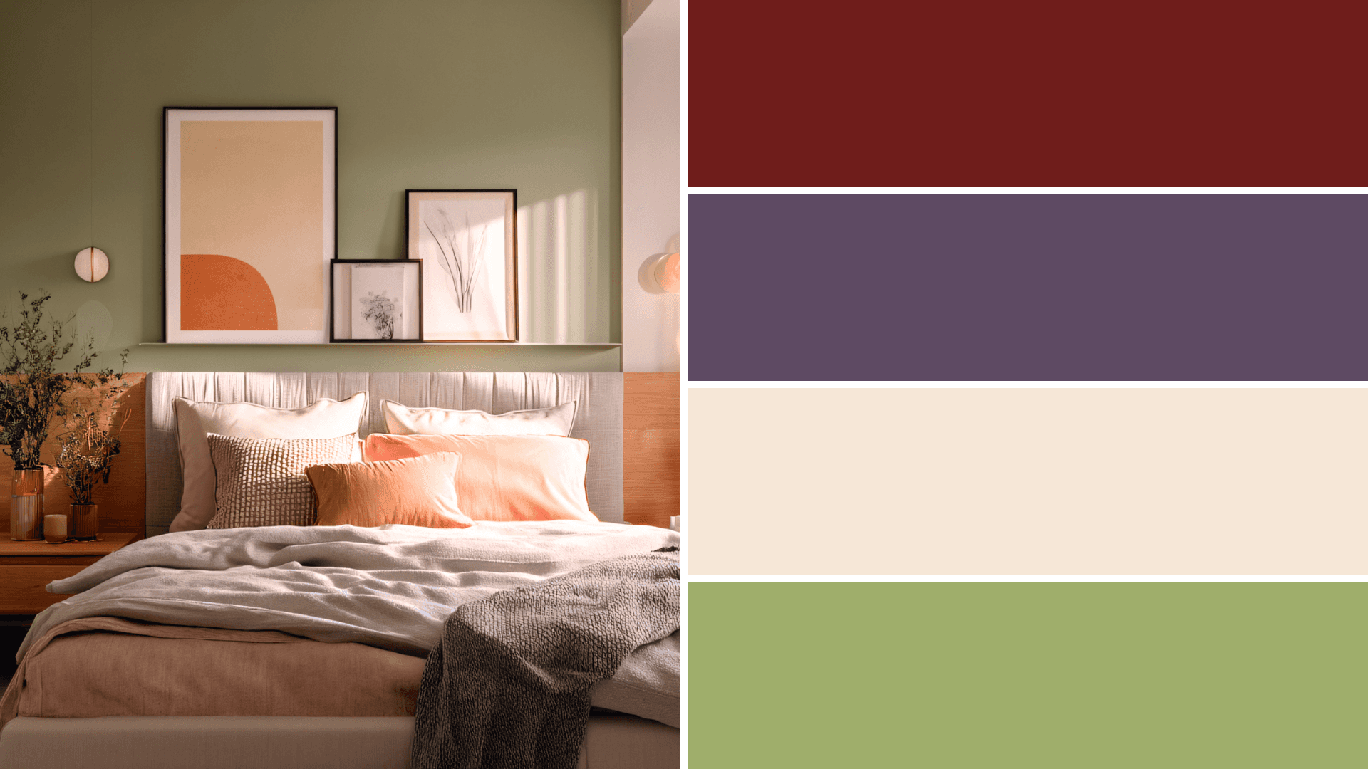 Jewel Tones: Burgundy, Eggplant & Champagne email design color palette for accessible emails