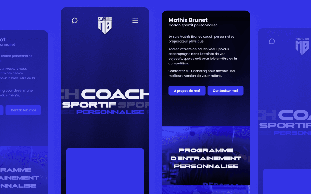 Responsive version MB Coaching