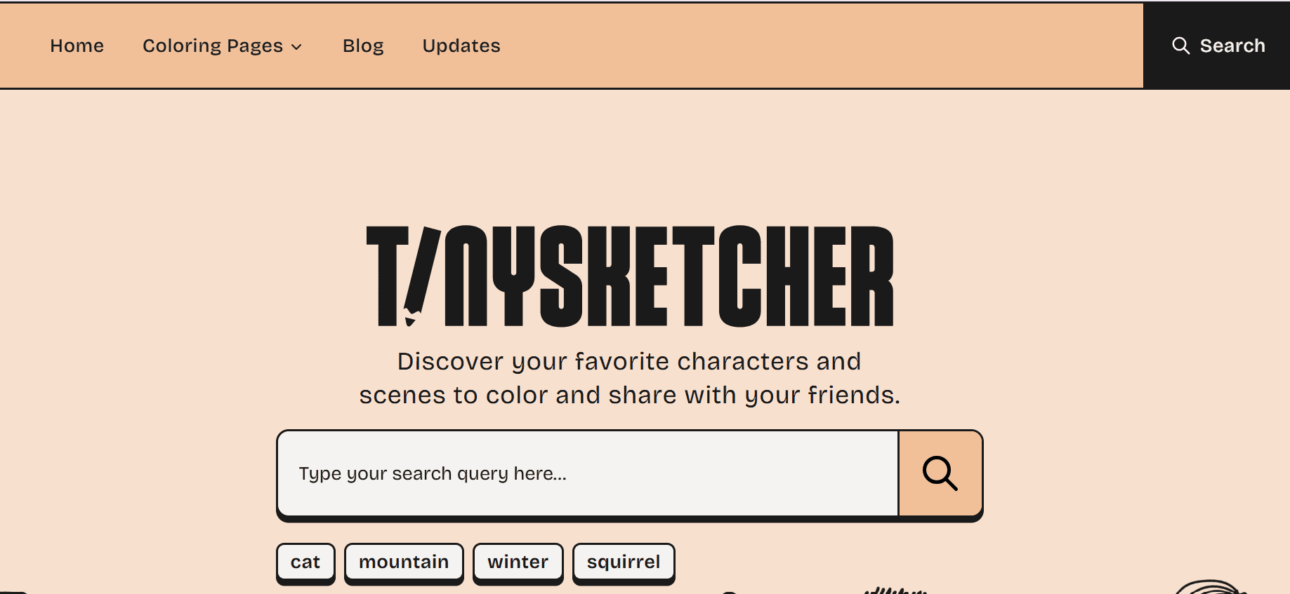 tinysketcher - Free Coloring Websites for Kids