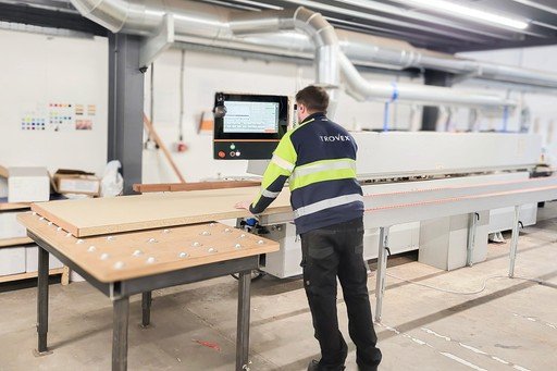 The Trovex team quality testing the fire-rated doors