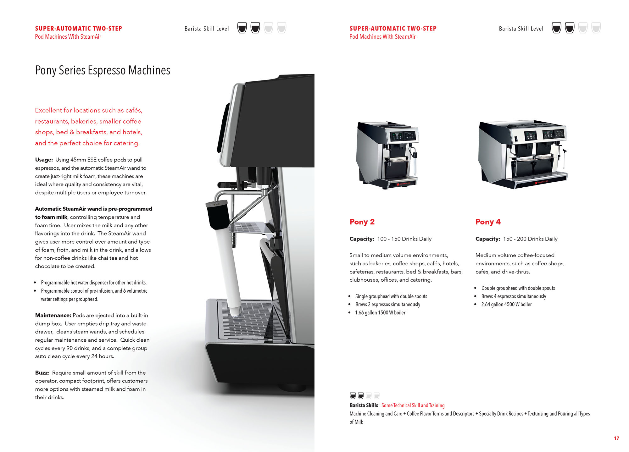 Grindmaster-Cecilware Espresso Sales and Field Guide Sample Pages