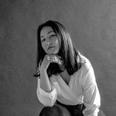 a person sitting on a chair