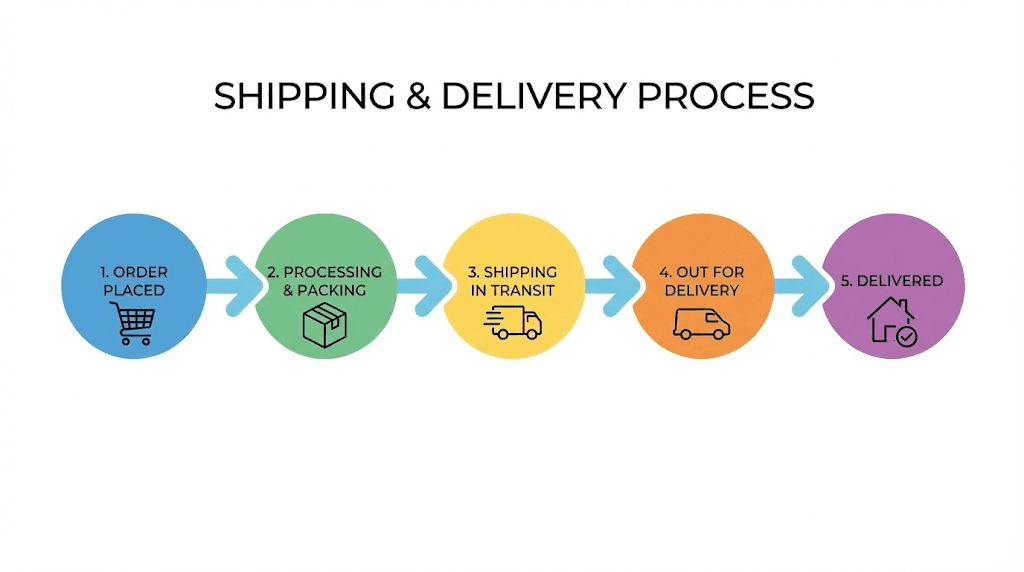 Ameano Peptides ordering and shipping process overview