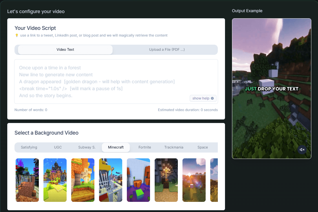Revid functionality overview