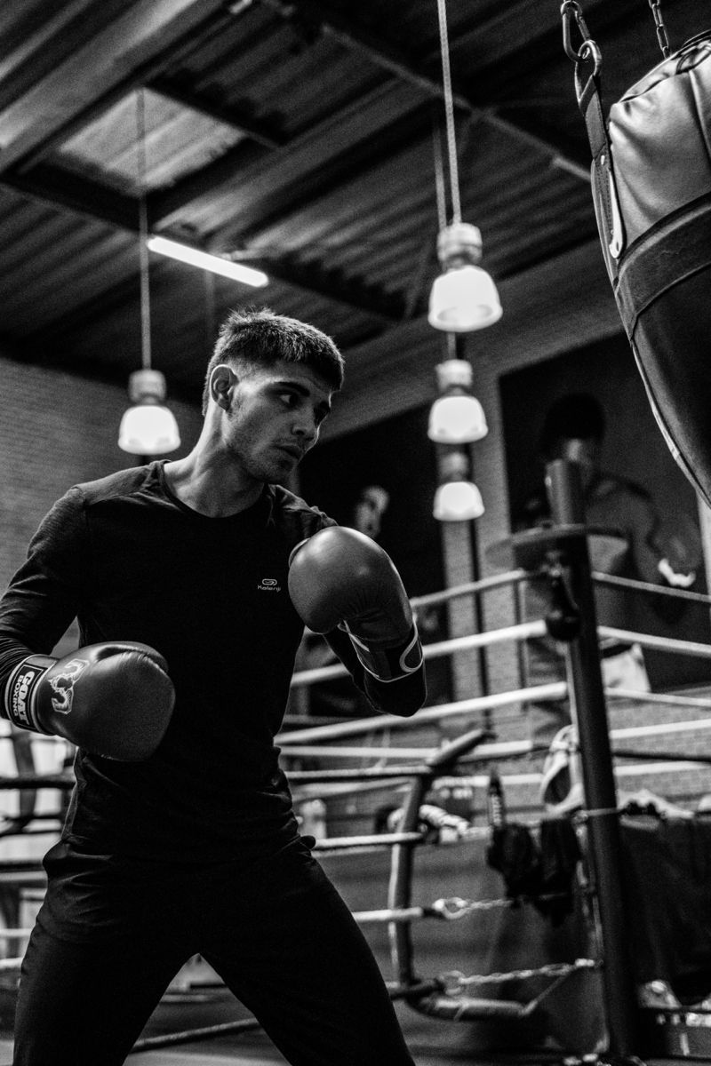 Man doing stunt at beach