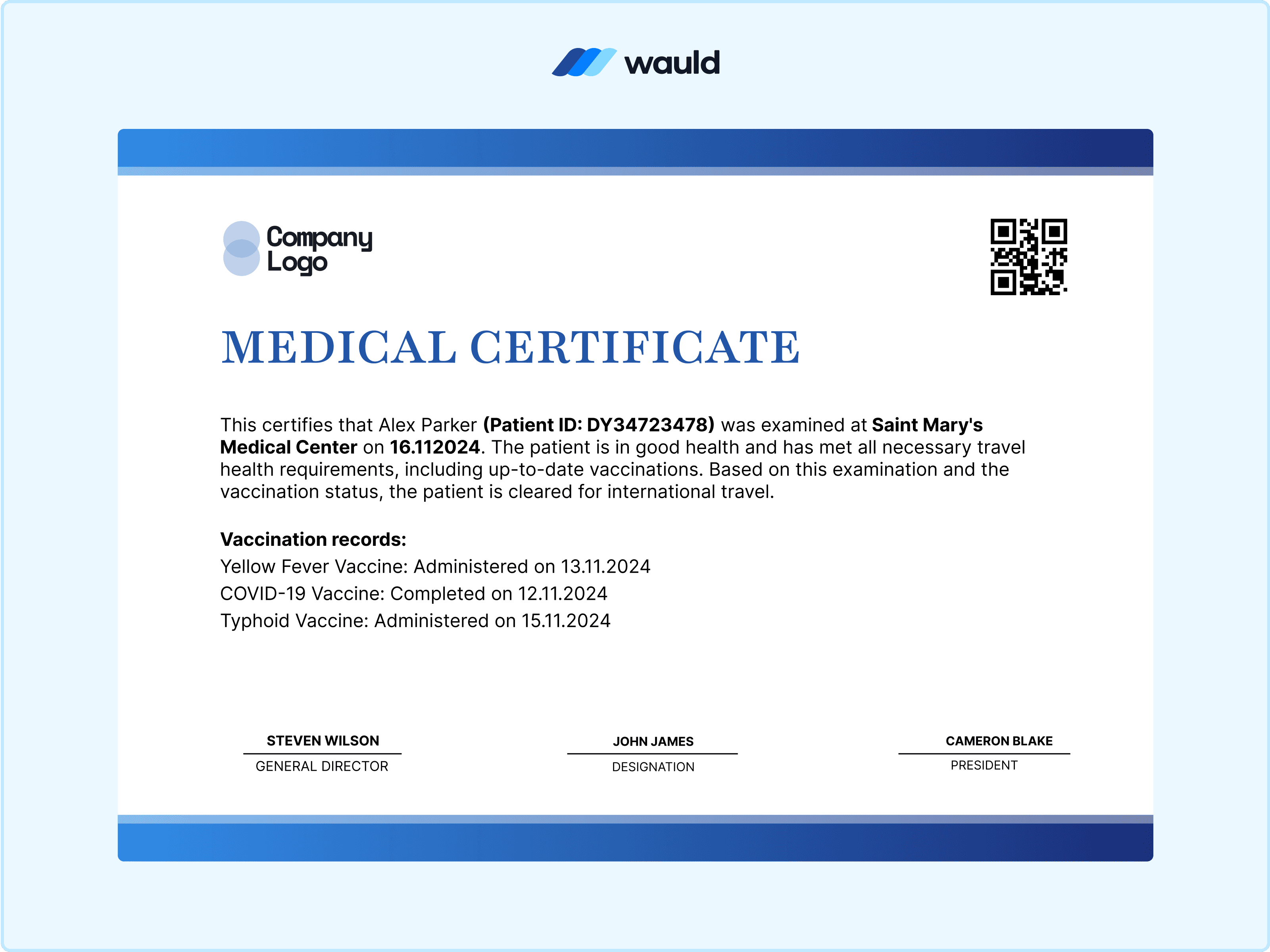 Wauld - Simple and Professional Medical Template&nbsp;