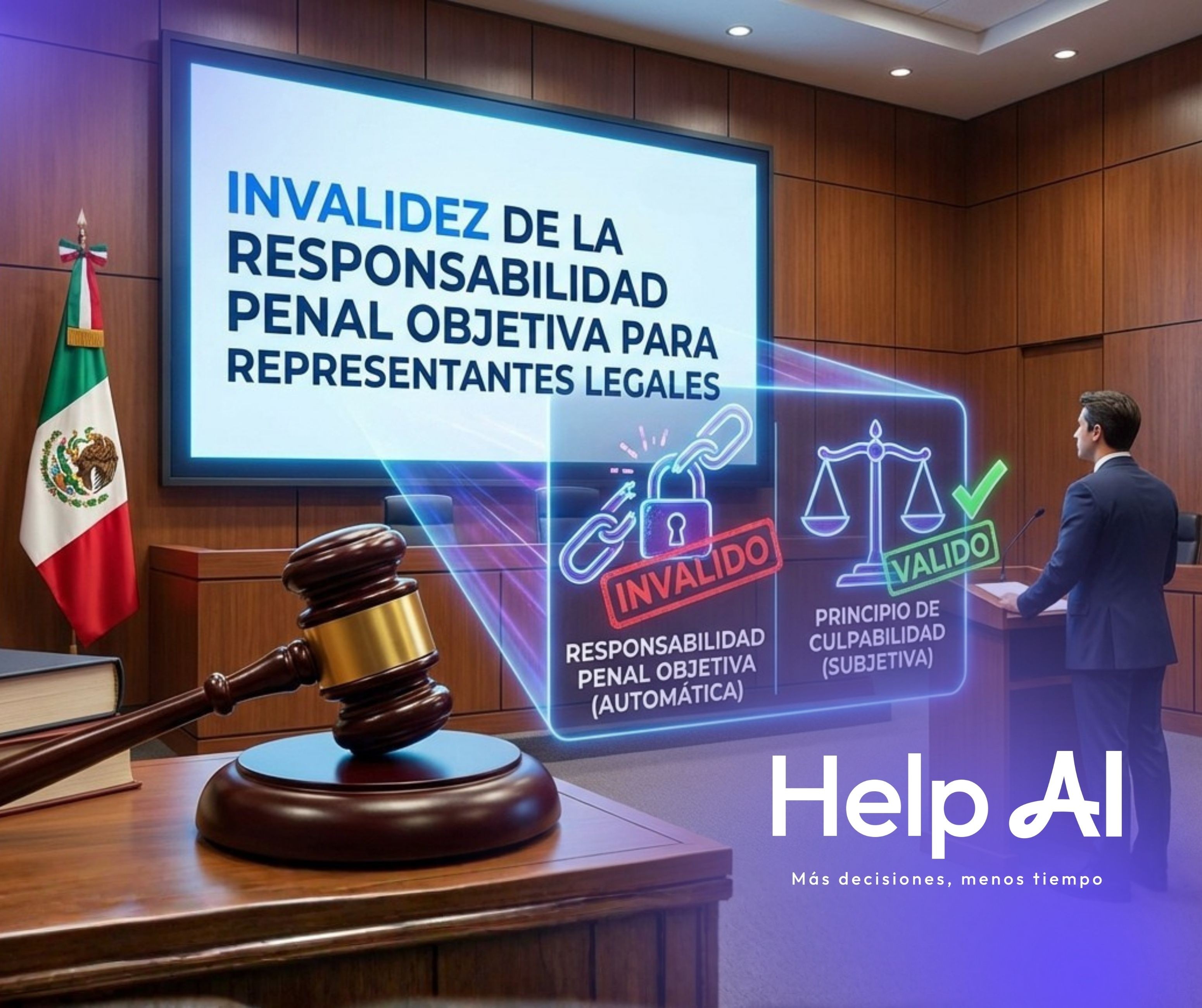SCJN frena la responsabilidad penal automática de representantes