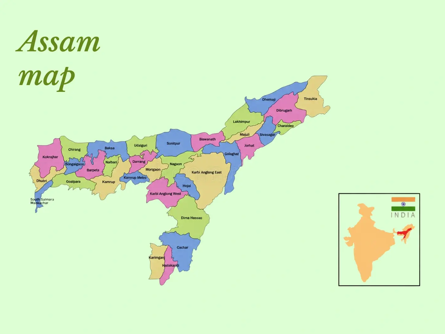 Assam Map
