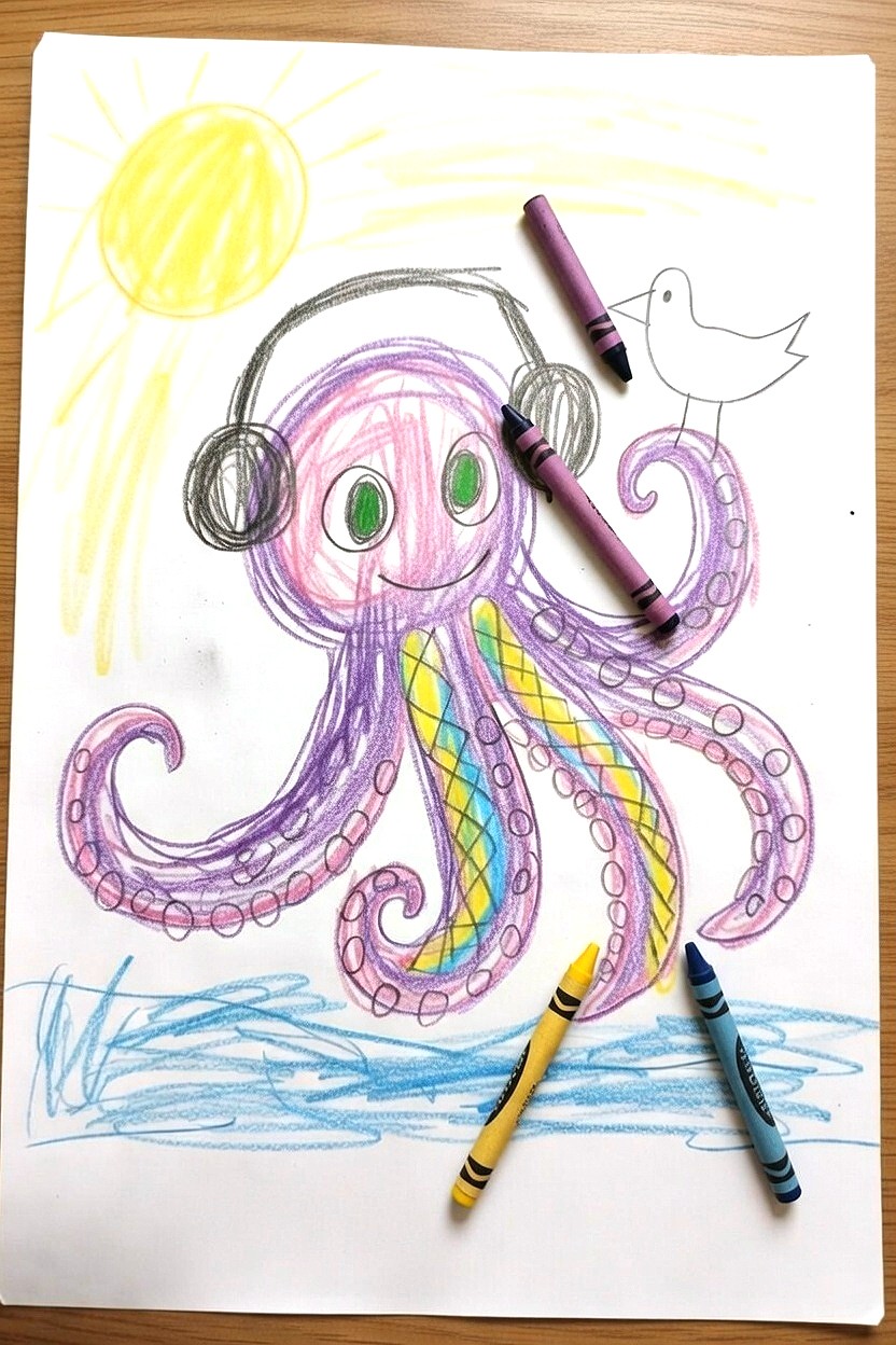 Beat original drawing by a child