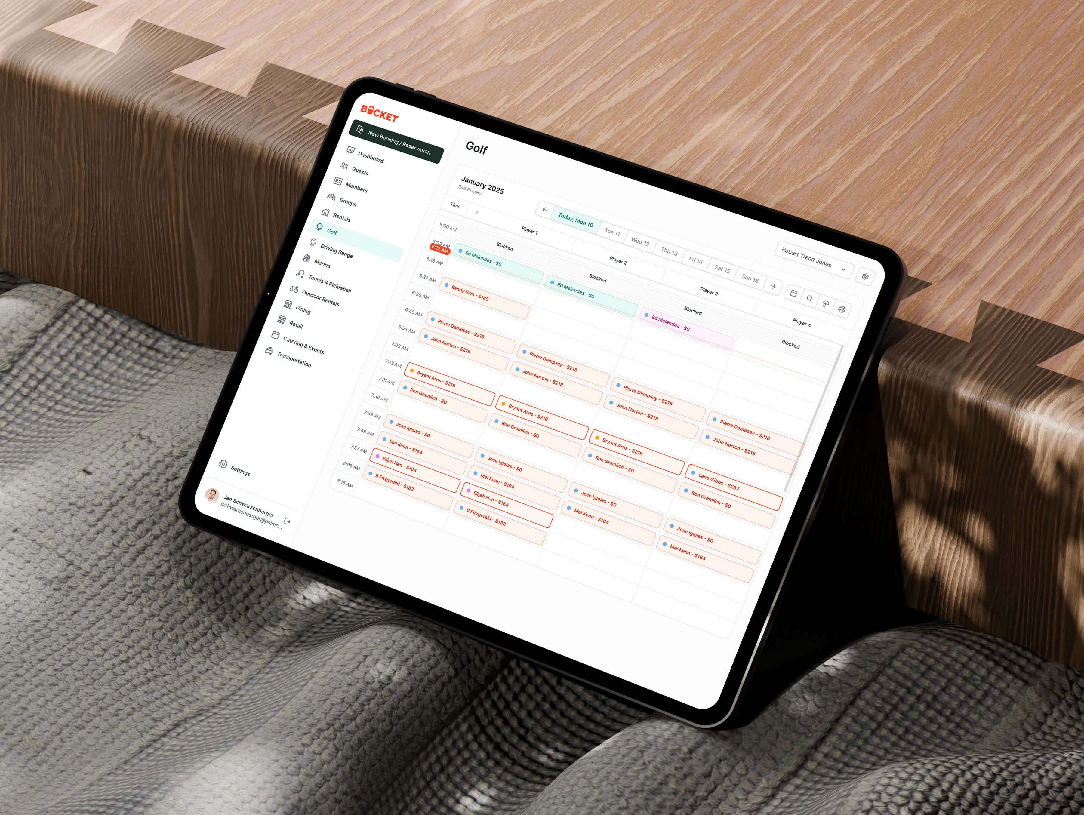 A mockup of Freelio's mobile app