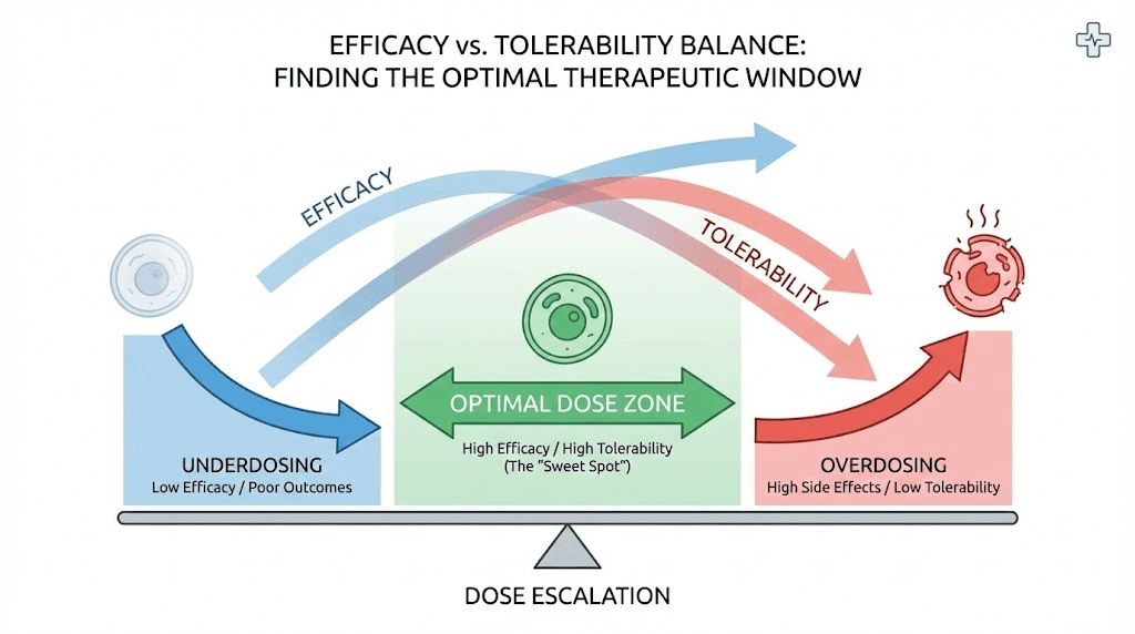 Optimal tirzepatide dose balance between efficacy and side effect tolerability