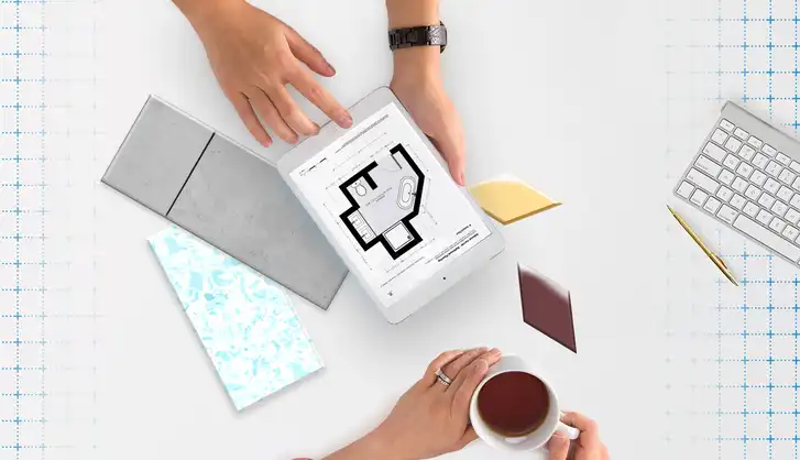 magic plan tools for collaborative floor plan review